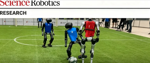 登顶Science Robotics！仅靠机载视觉，完成自主踢足球全流程，拿下RoboCup双冠